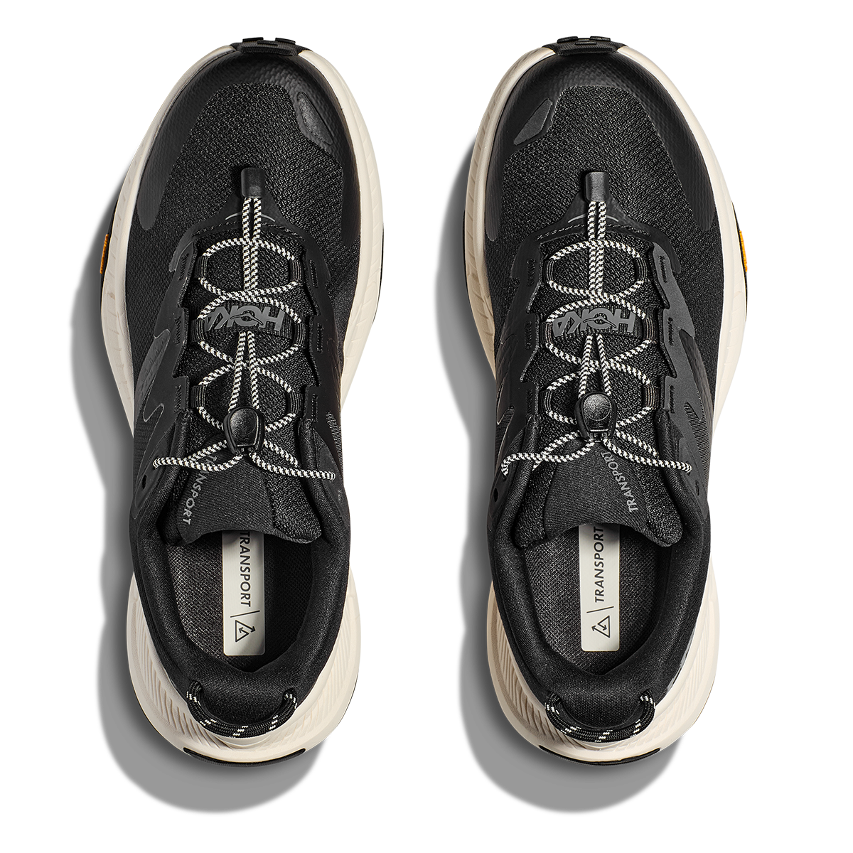 HOKA Transport - Black - Alabaster Men's Shoes