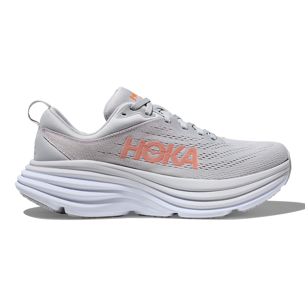 HOKA Bondi 8 - Harbor Mist - Lunar Rock Women's Shoes