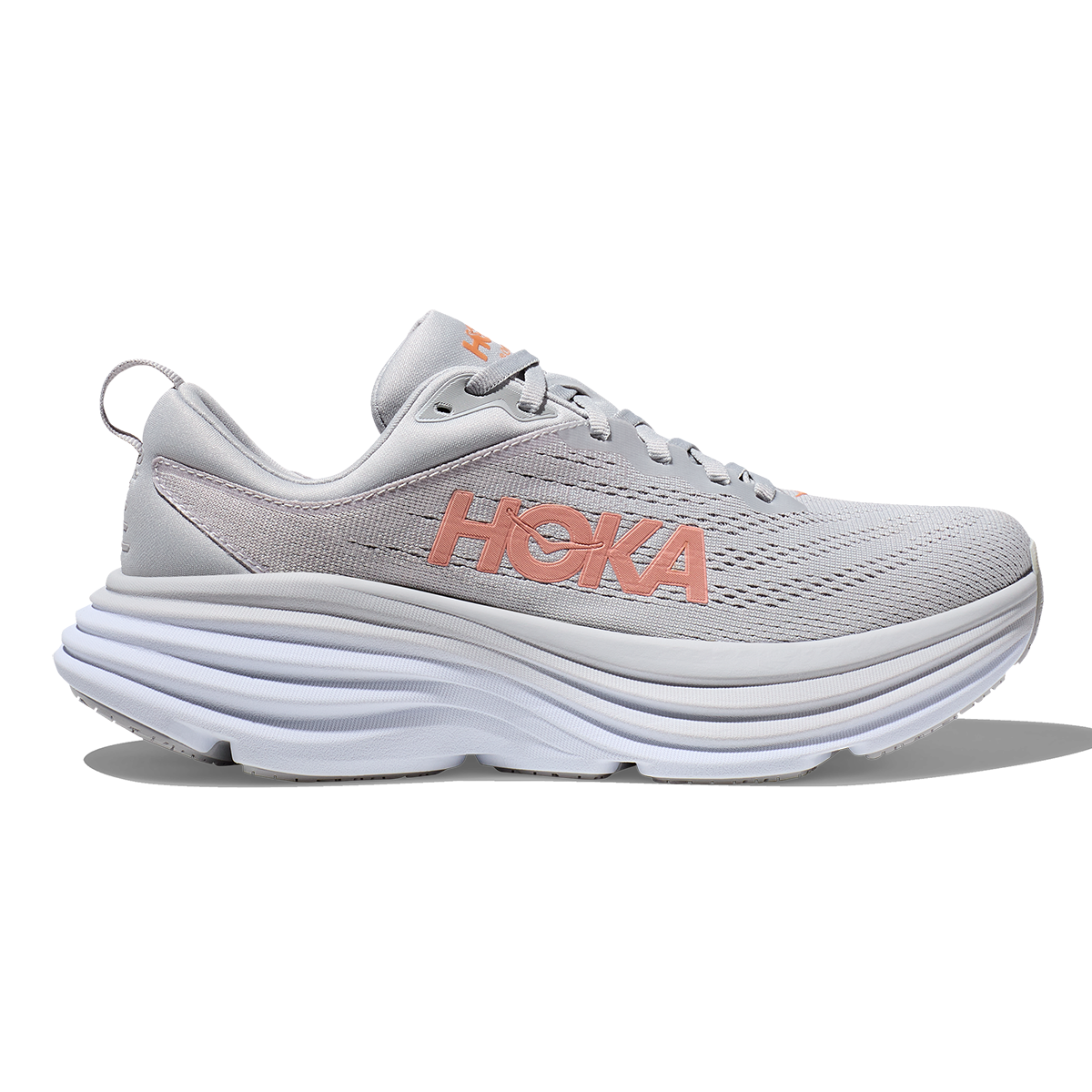 HOKA Bondi 8 - Harbor Mist - Lunar Rock Women's Shoes