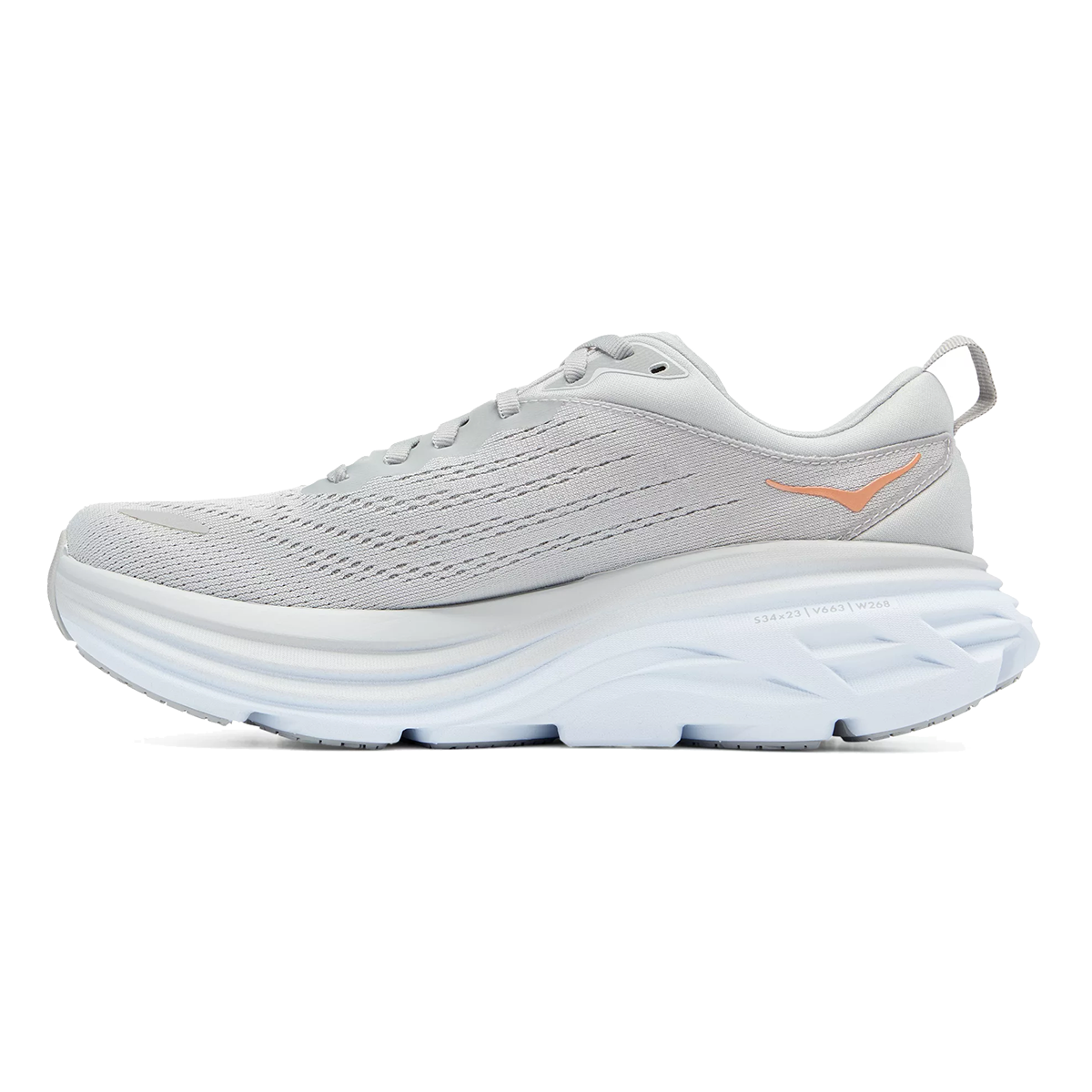 HOKA Bondi 8 - Harbor Mist - Lunar Rock Women's Shoes