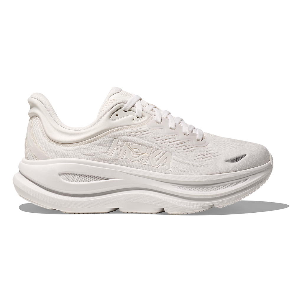 HOKA Bondi 9 White - White Women's Shoes