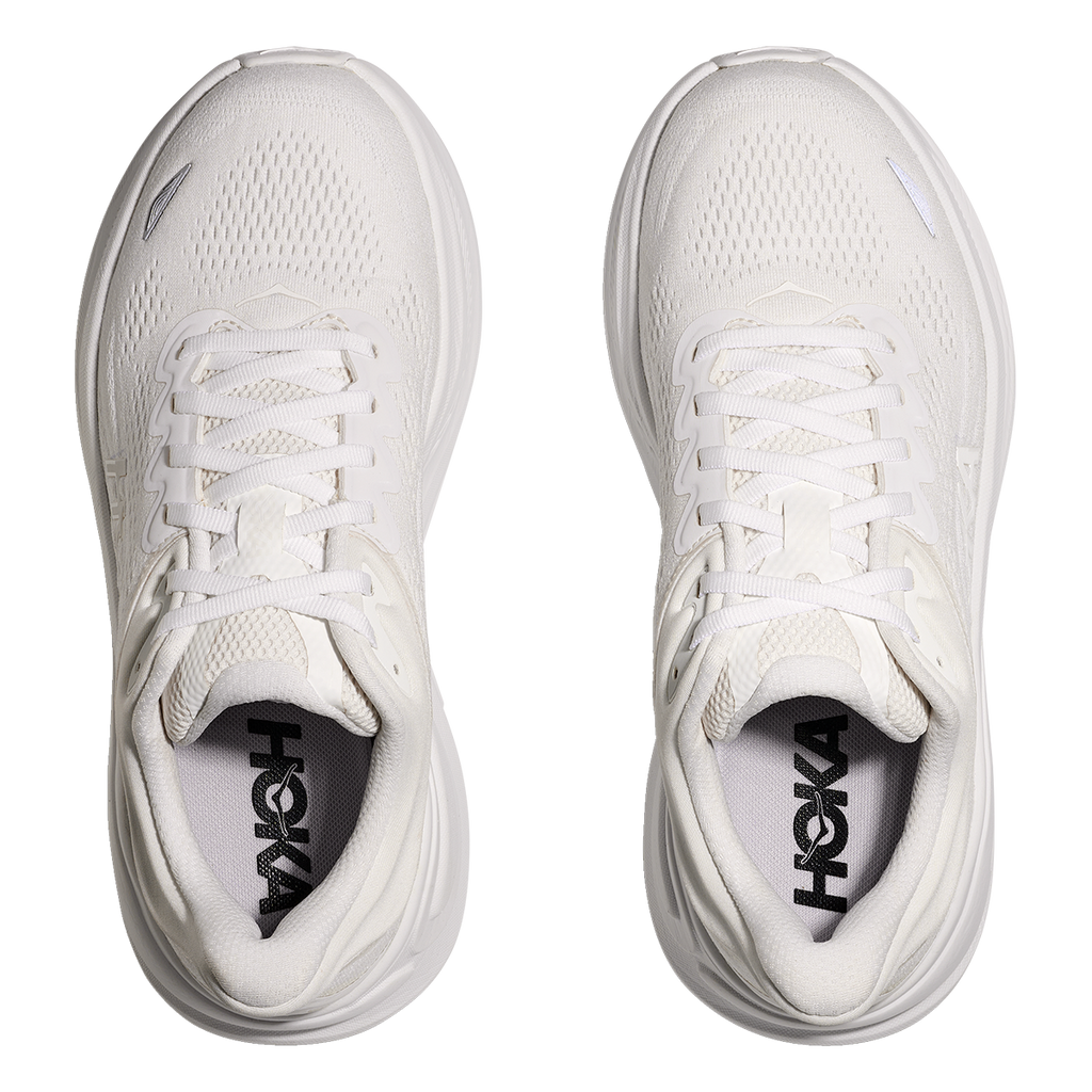 HOKA Bondi 9 White - White Men's Shoes
