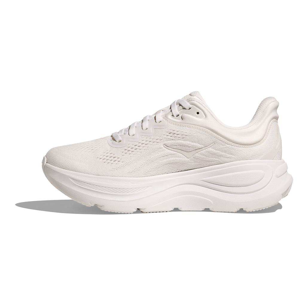 HOKA Bondi 9 White - White Women's Shoes