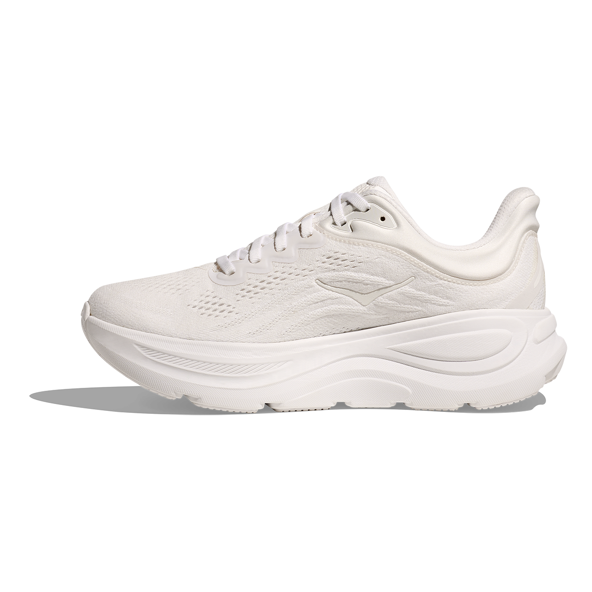 HOKA Bondi 9 White - White Women's Shoes