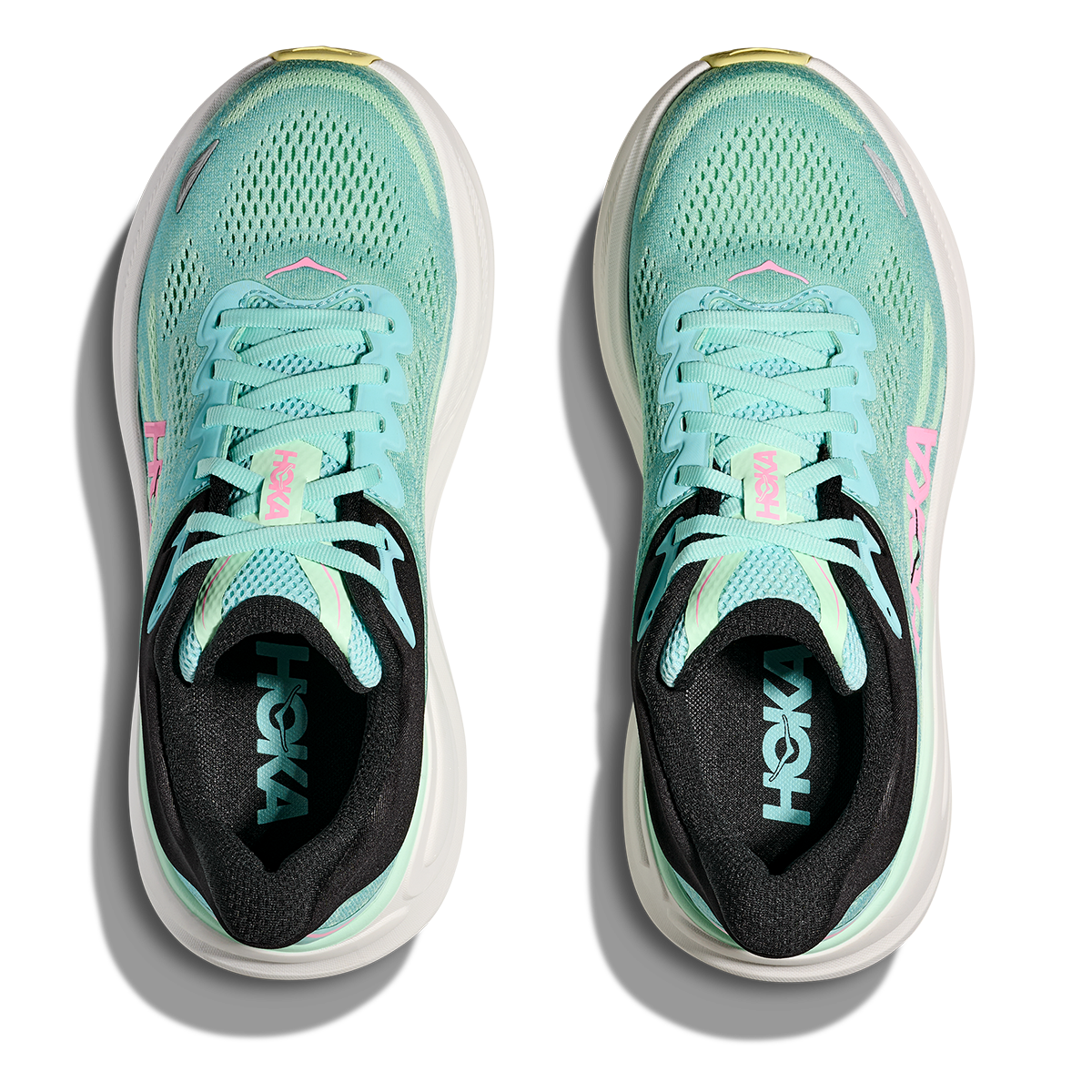 HOKA Bondi 9 Blue Spark - Mint Fluorite Women's Shoes
