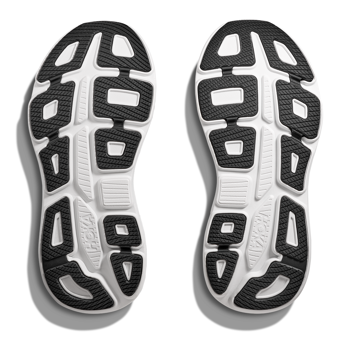 HOKA Bondi 9 Black - White Men's Shoes