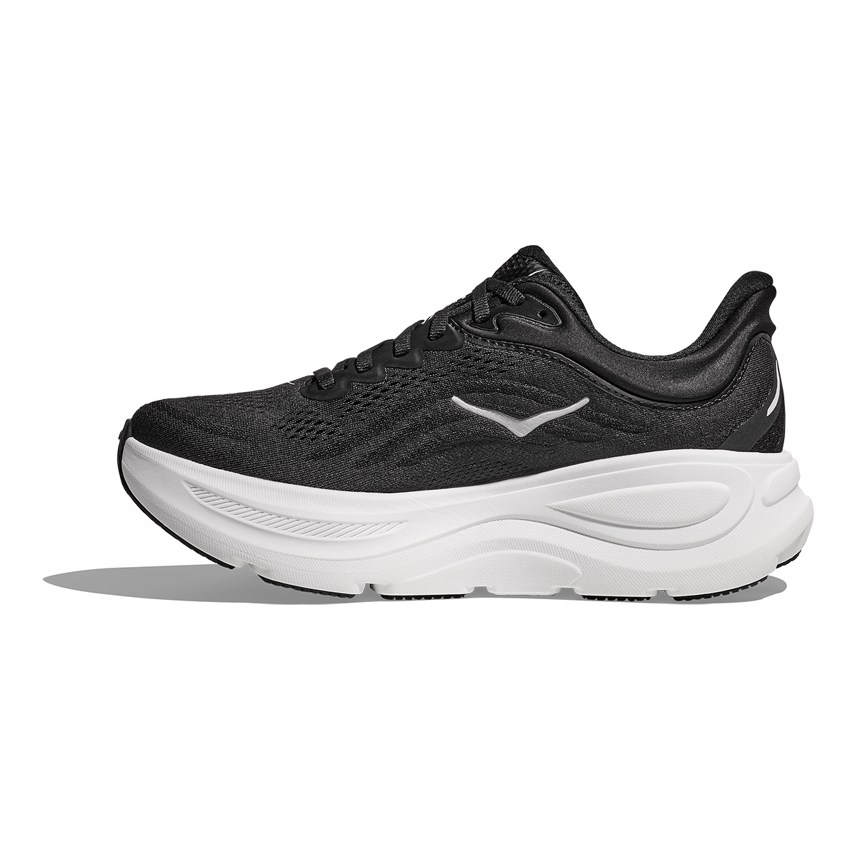 HOKA Bondi 9 Black - White Men's Shoes