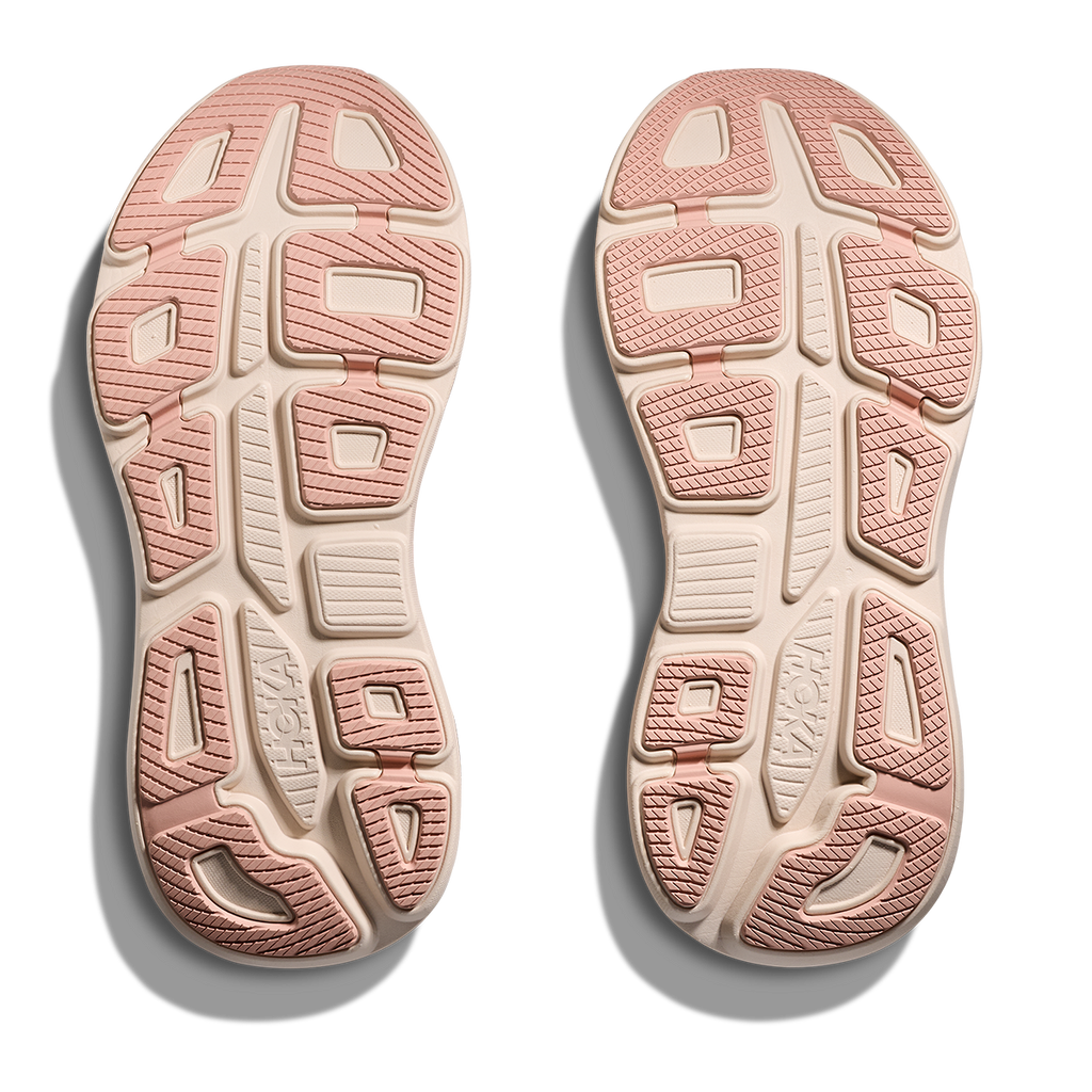 HOKA Bondi 9 Rose Latte - Rose Cream Women's Shoes