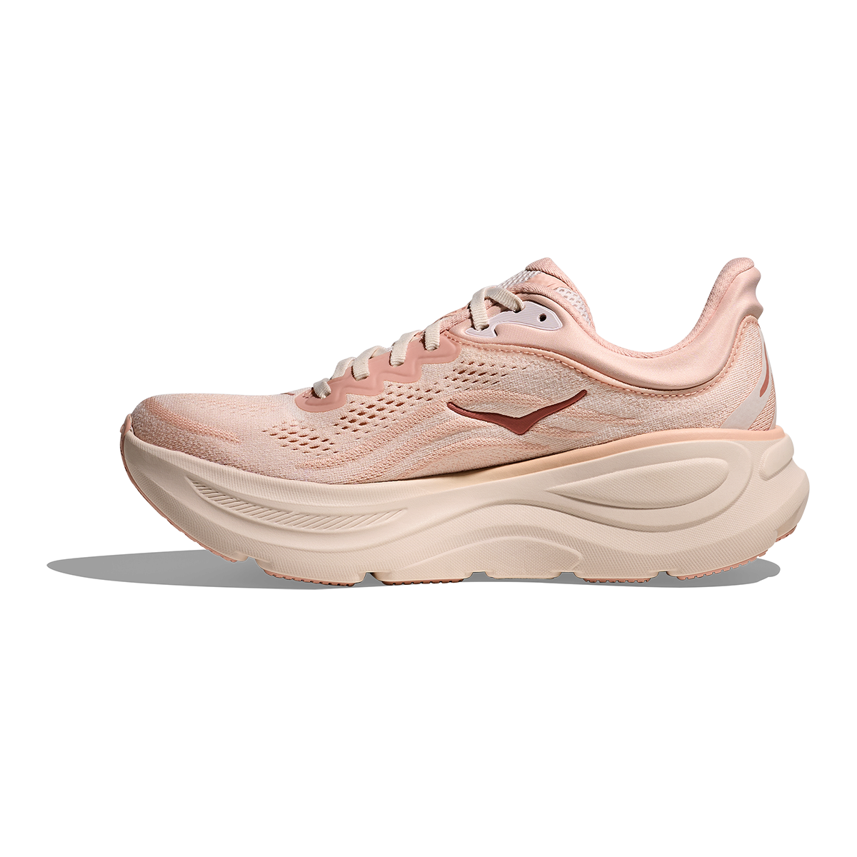 HOKA Bondi 9 Rose Latte - Rose Cream Women's Shoes