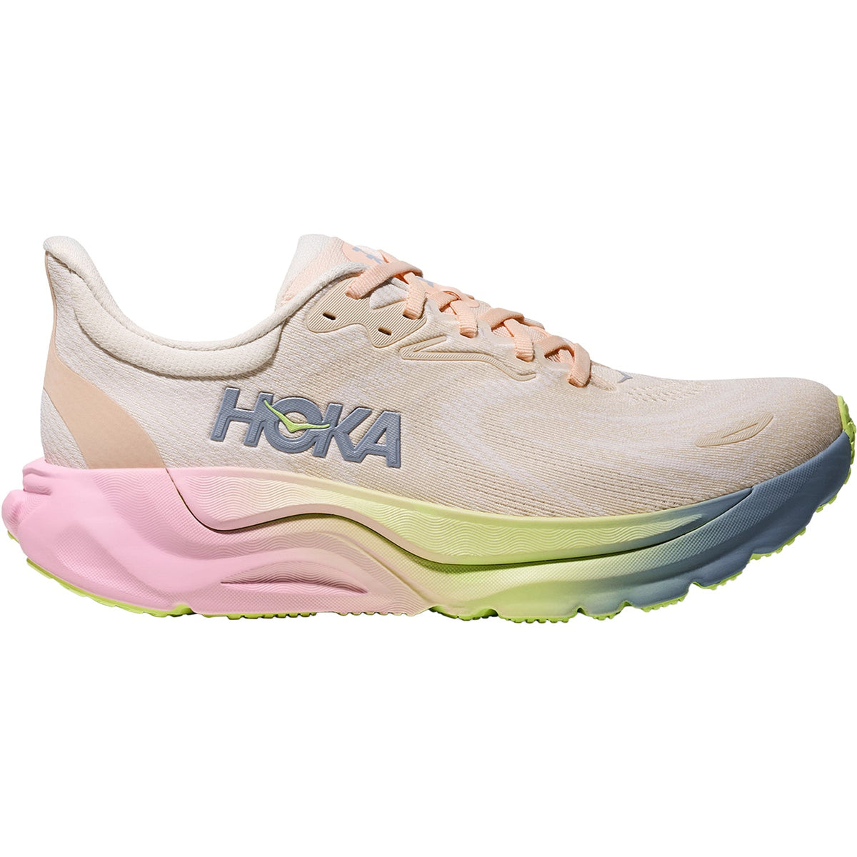 HOKA Arahi 8 Women's Athletic Shoes Alabaster/Tangerine Glow