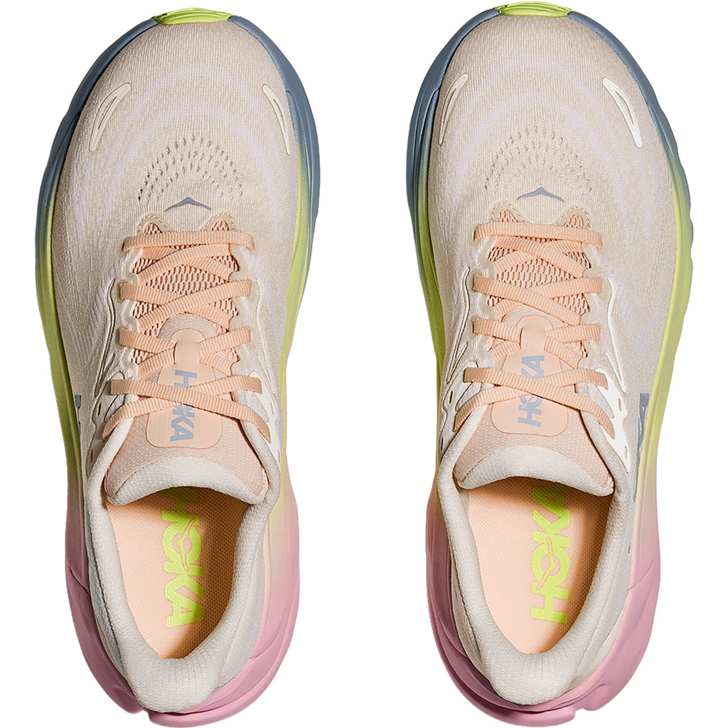 HOKA Arahi 8 Women's Athletic Shoes Alabaster/Tangerine Glow