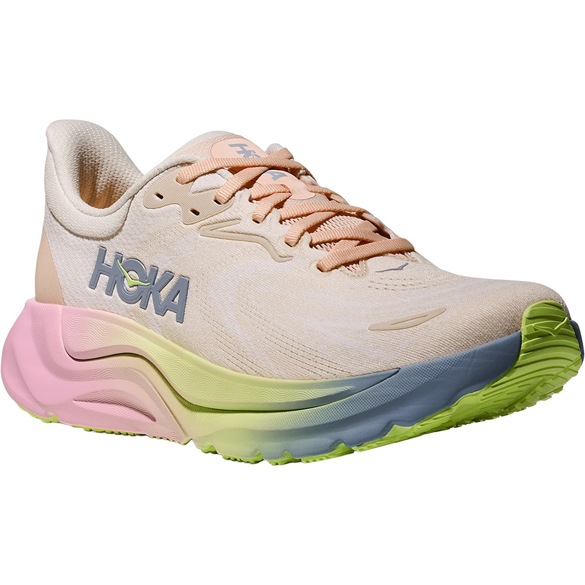HOKA Arahi 8 Women's Athletic Shoes Alabaster/Tangerine Glow