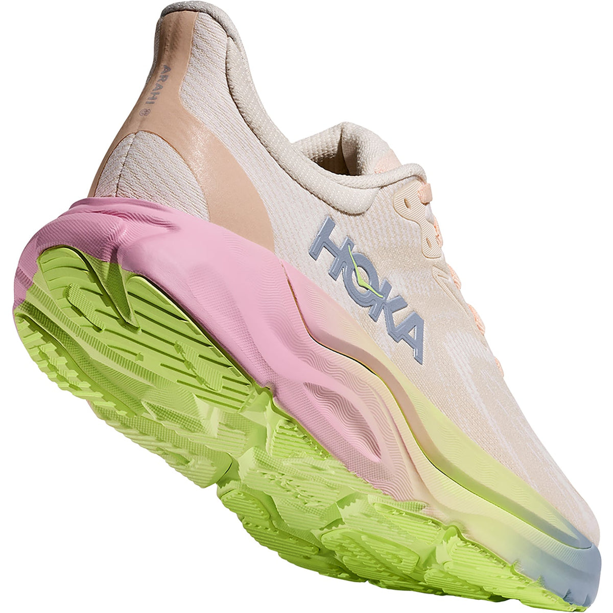 HOKA Arahi 8 Women's Athletic Shoes Alabaster/Tangerine Glow