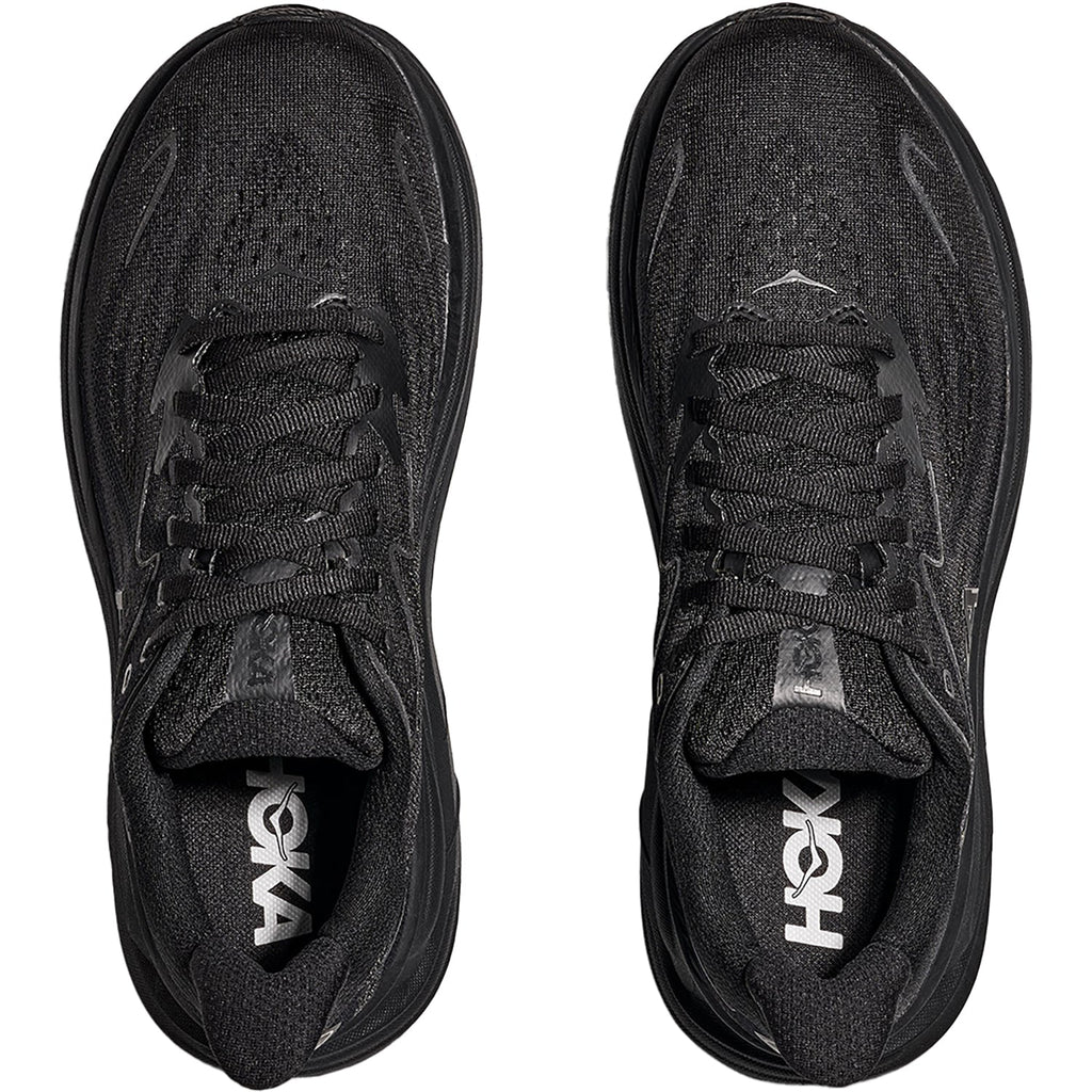 HOKA Clifton 10 Women's Athletic Shoes Black/Black
