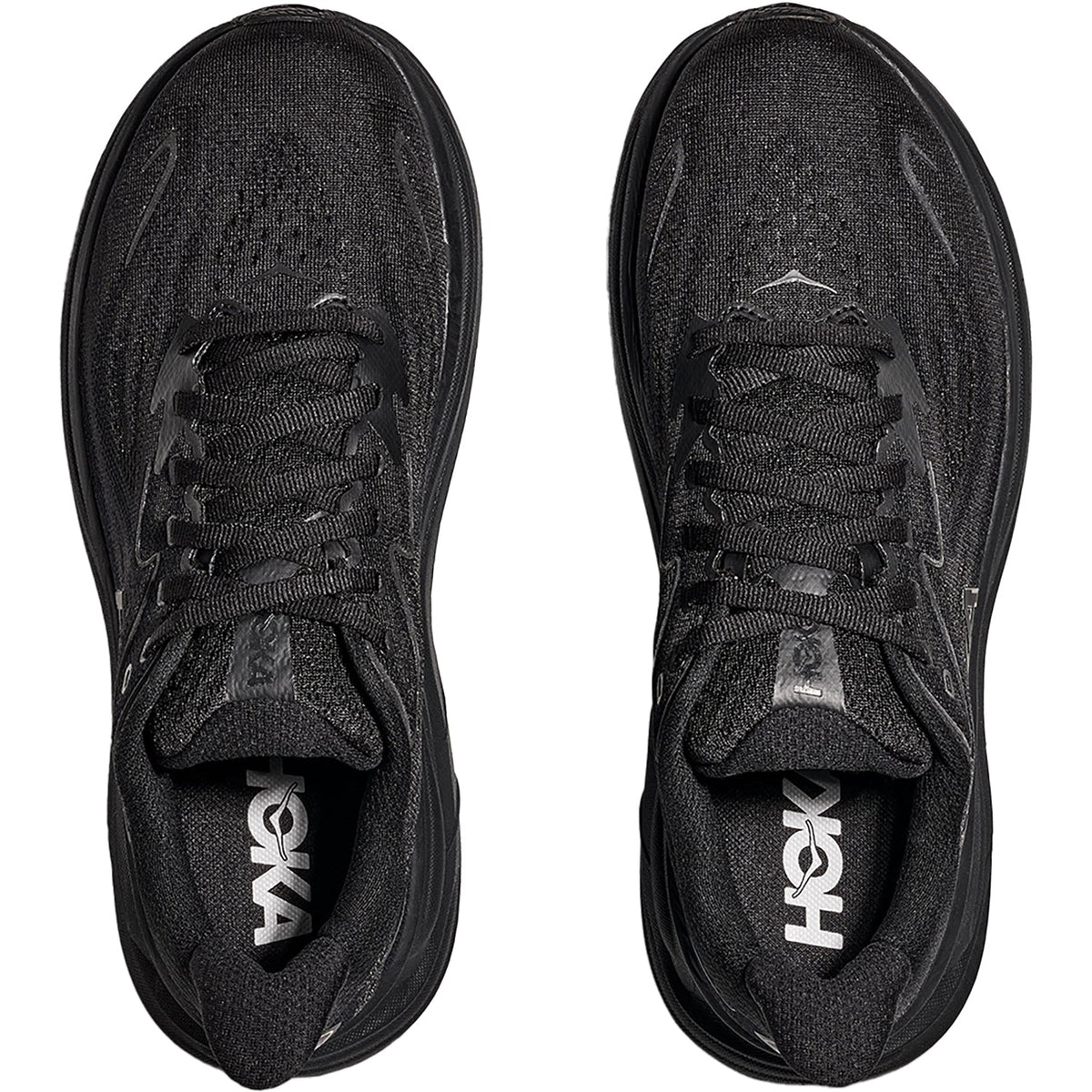 HOKA Clifton 10 Women's Athletic Shoes Black/Black