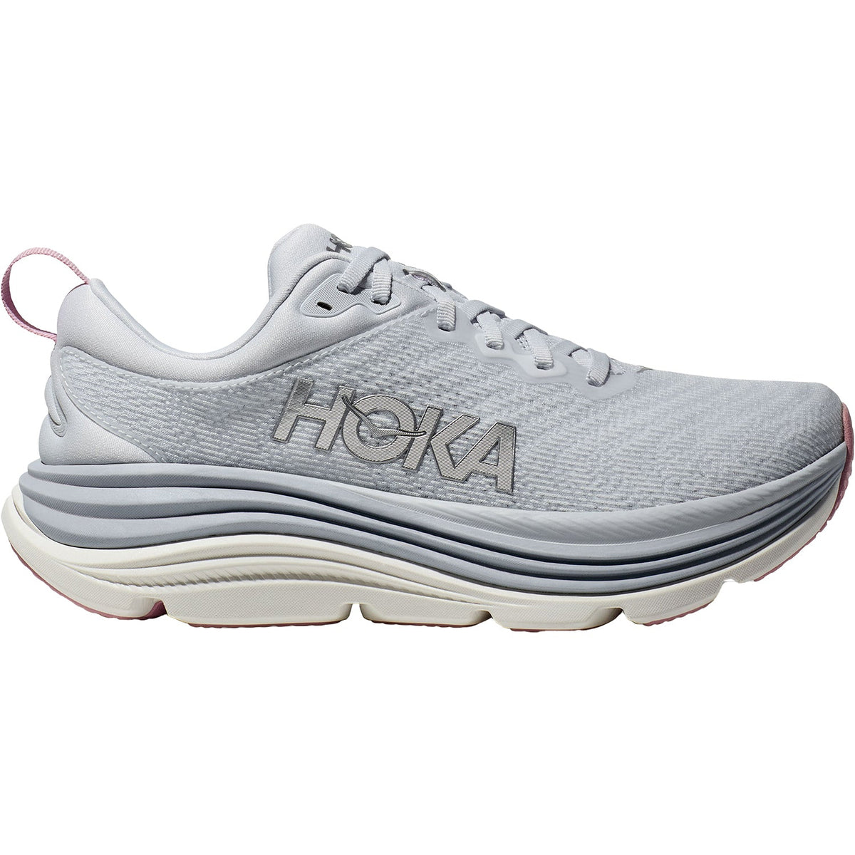 HOKA Gaviota 5 Women's Running Shoes Sea Ice/Pink Twilight Mesh