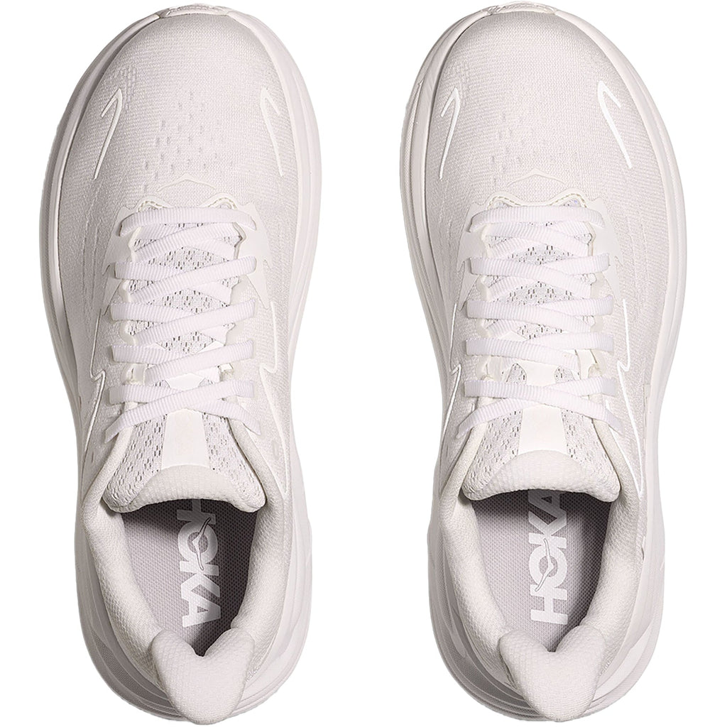 HOKA Clifton 10 Men's Athletic Shoes White/White
