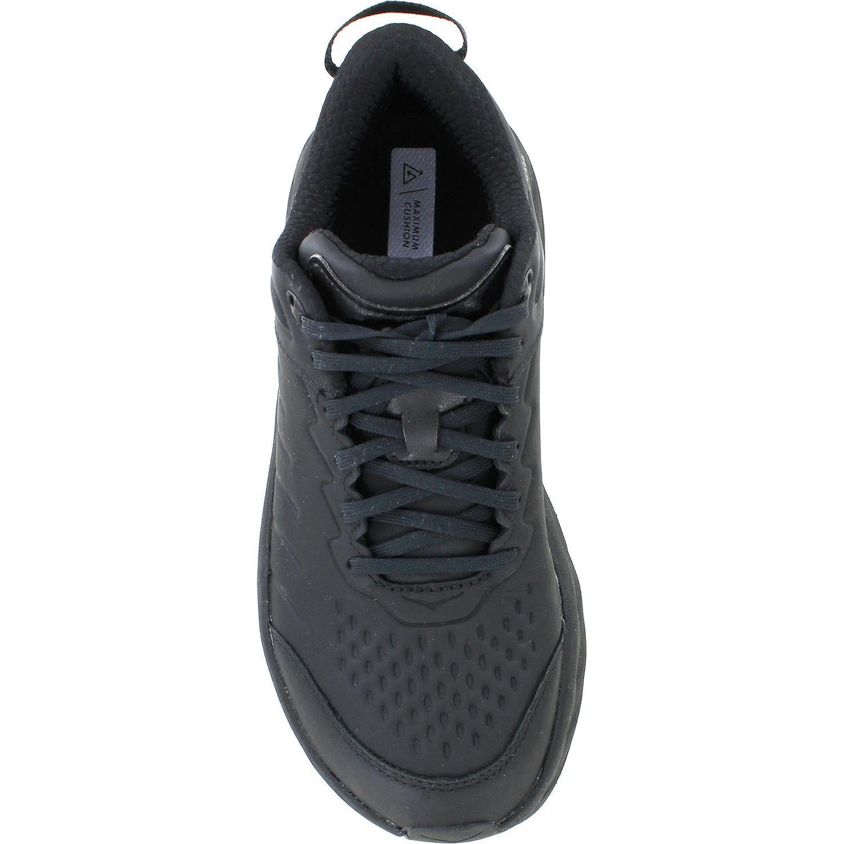 HOKA Bondi SR Men's Walking Shoes Black Leather