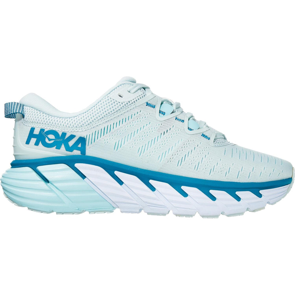 HOKA Gaviota 3 Women's Morning Mist/Blue Tint Mesh Running Shoes