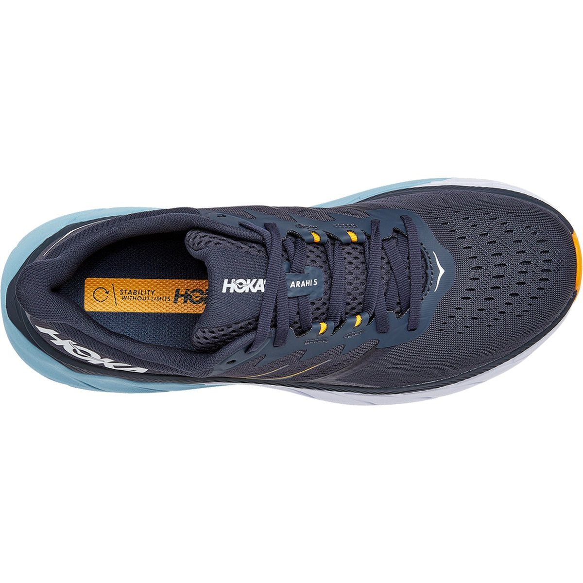 HOKA Arahi 5 Men's Running Shoes Ombre Blue/Blue Fog Mesh