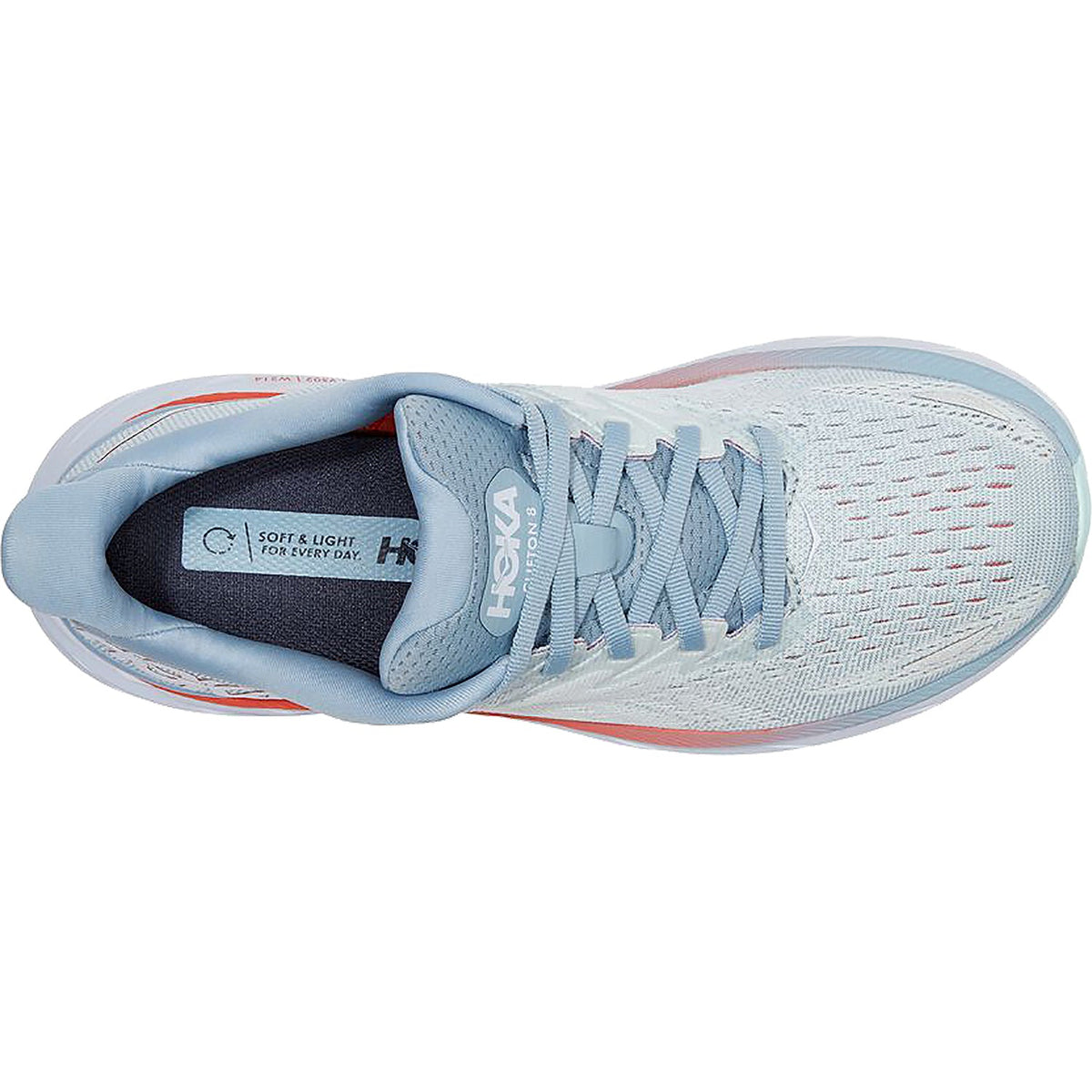 HOKA Clifton 8 Women's Training Shoes Blue Fog/Plein Air Mesh
