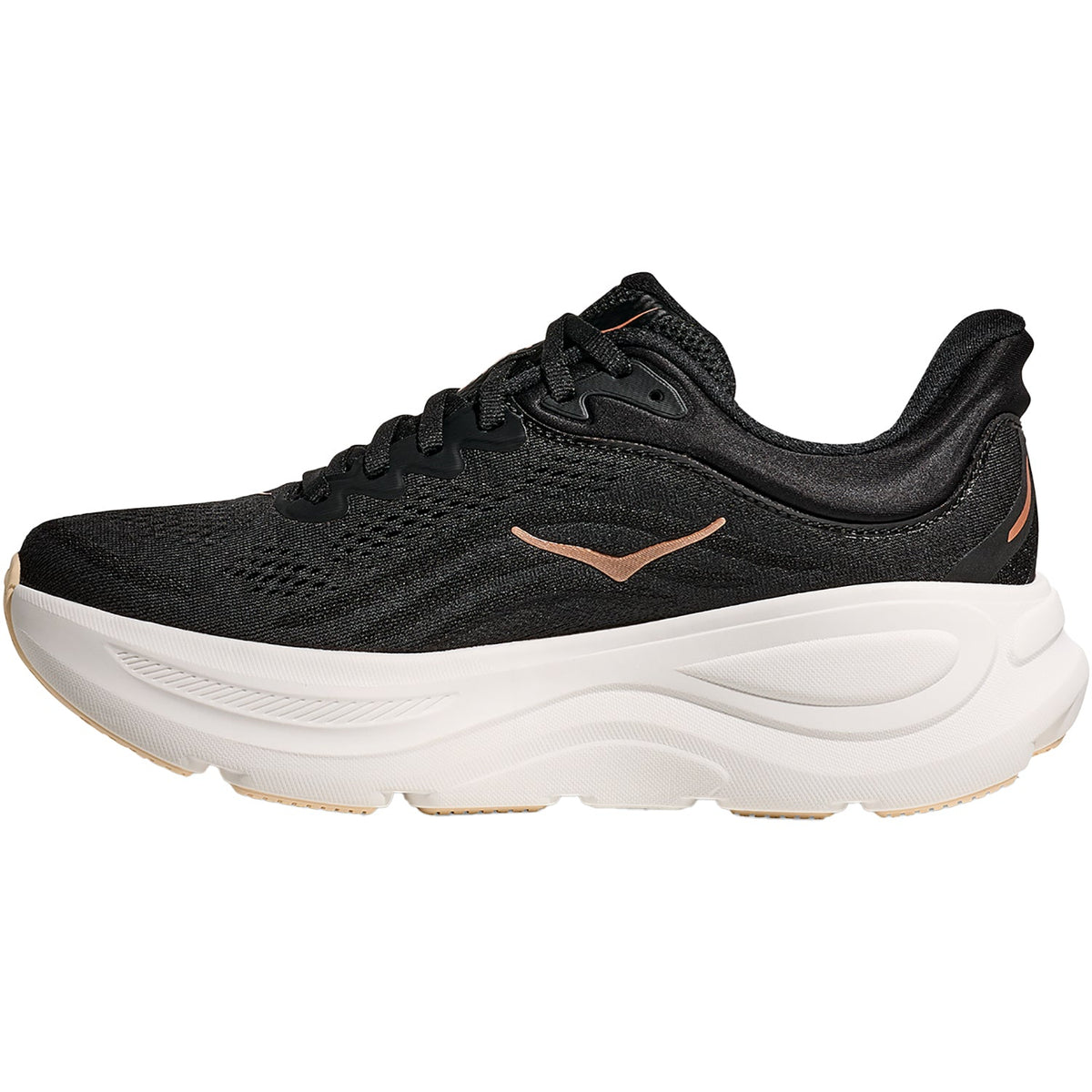 HOKA Bondi 9 Women's Athletic Shoes Black/Rose Gold