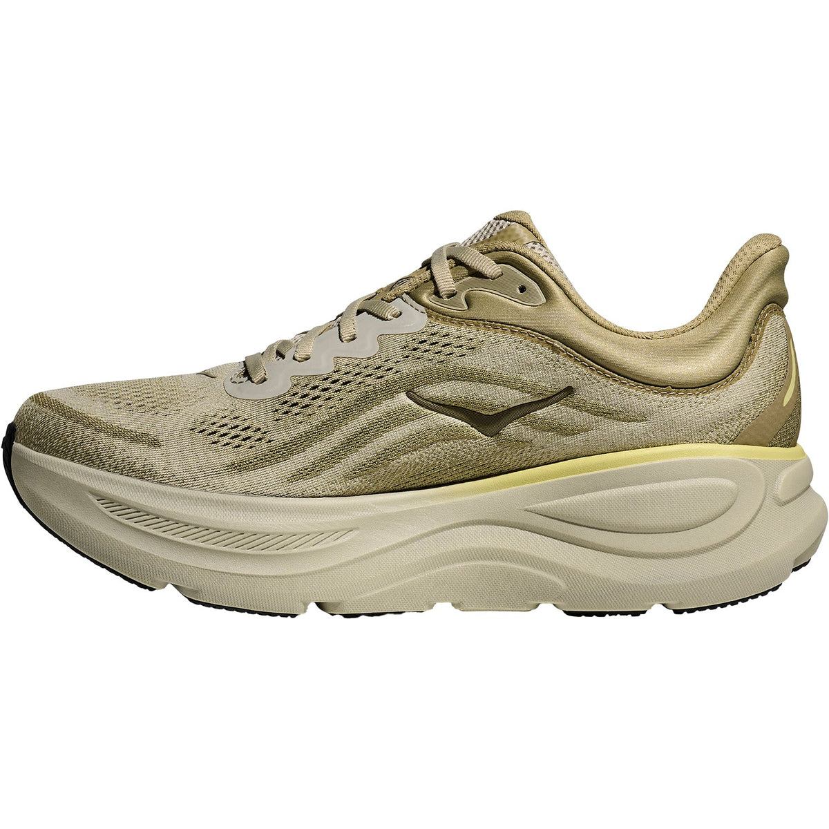 HOKA Bondi 9 Men's Athletic Shoes Grassland/Oyster Mushroom Mesh