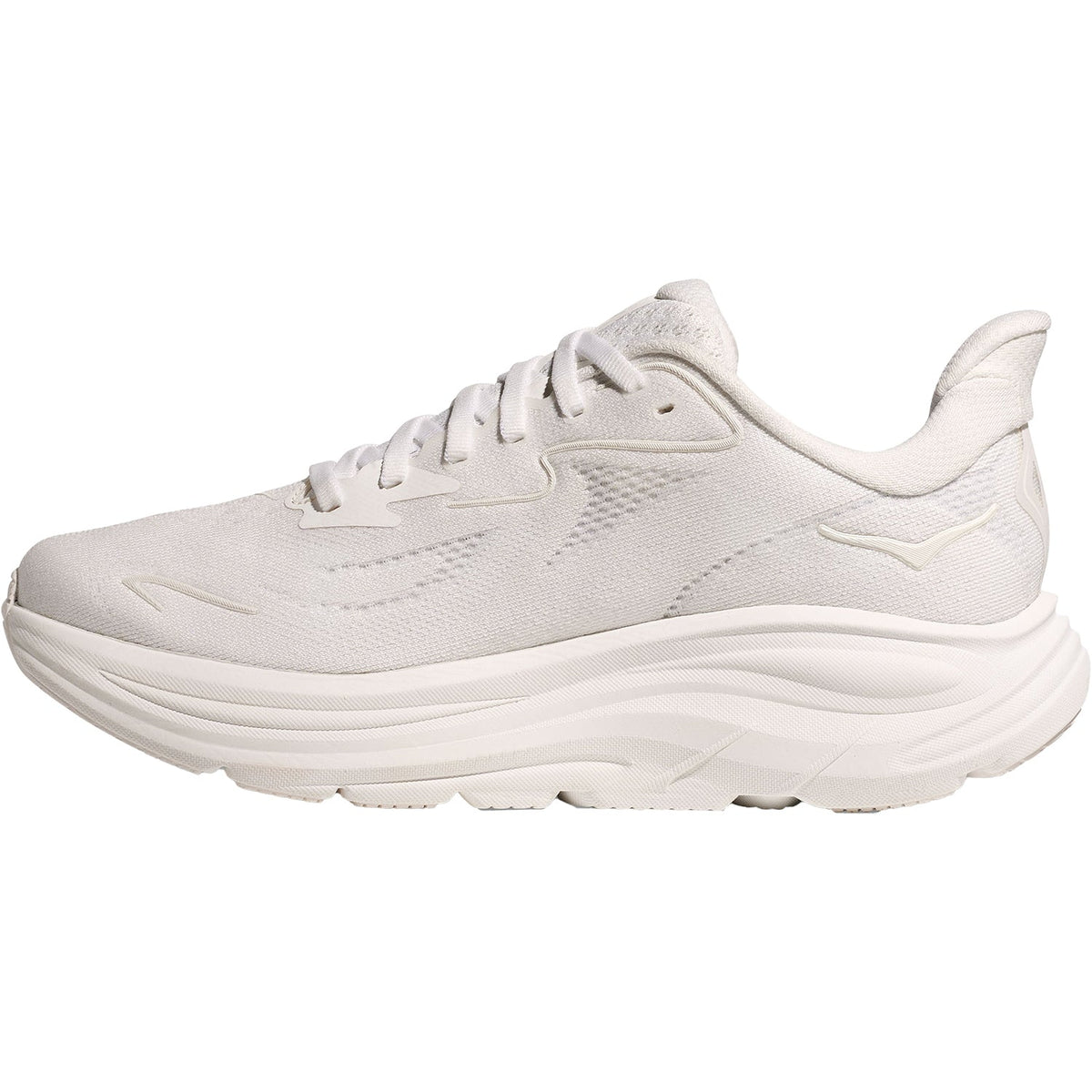 HOKA Clifton 10 Men's Athletic Shoes White/White