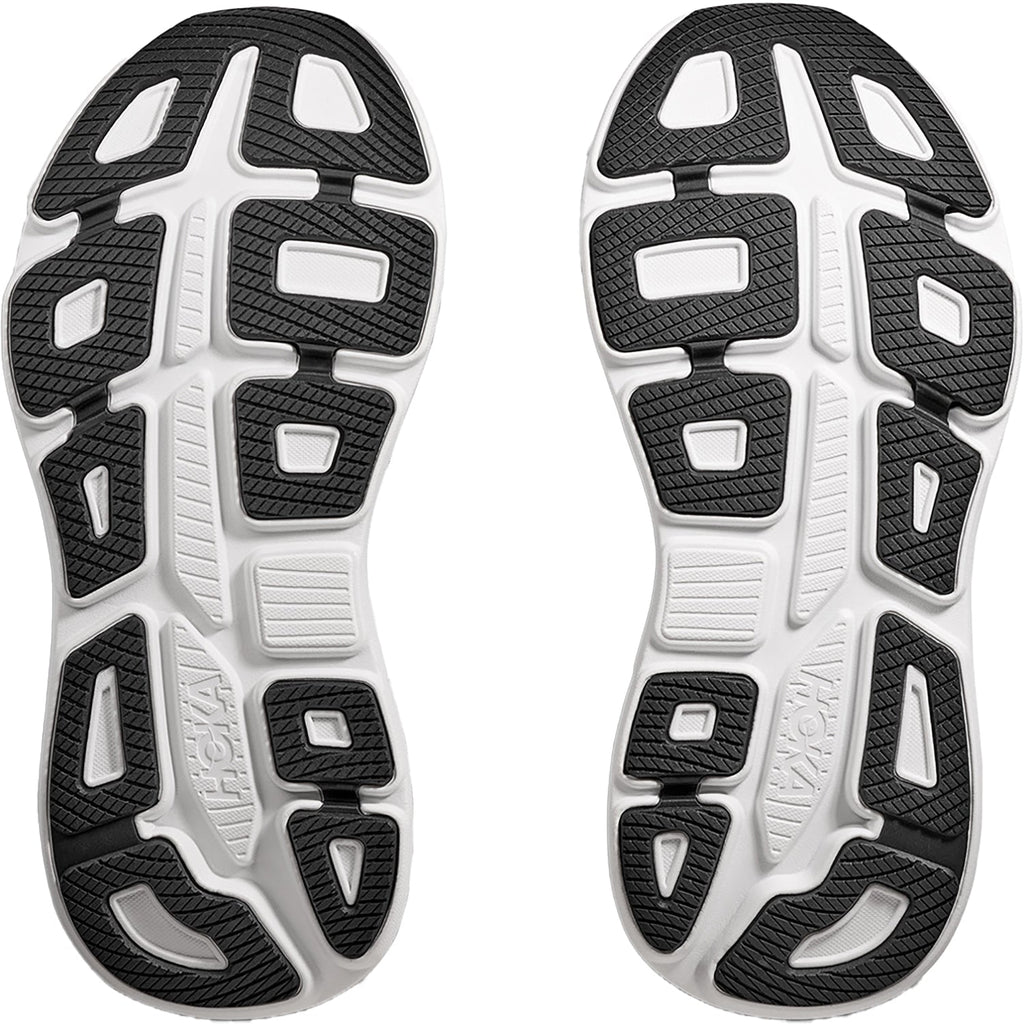 HOKA Bondi 9 Women's Athletic Shoes Black/White Mesh