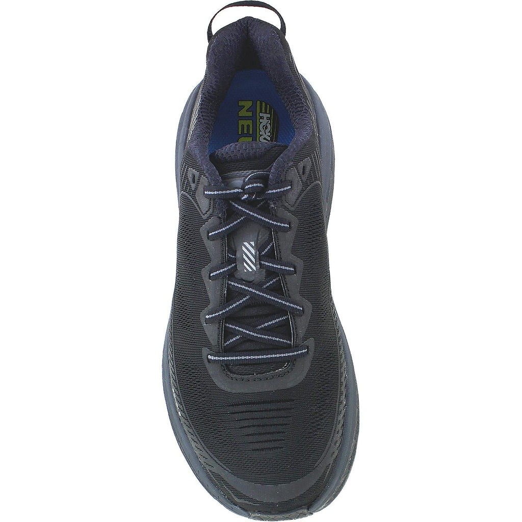 HOKA Bondi 5 Men's Neutral Support Shoes Black/Anthracite Mesh
