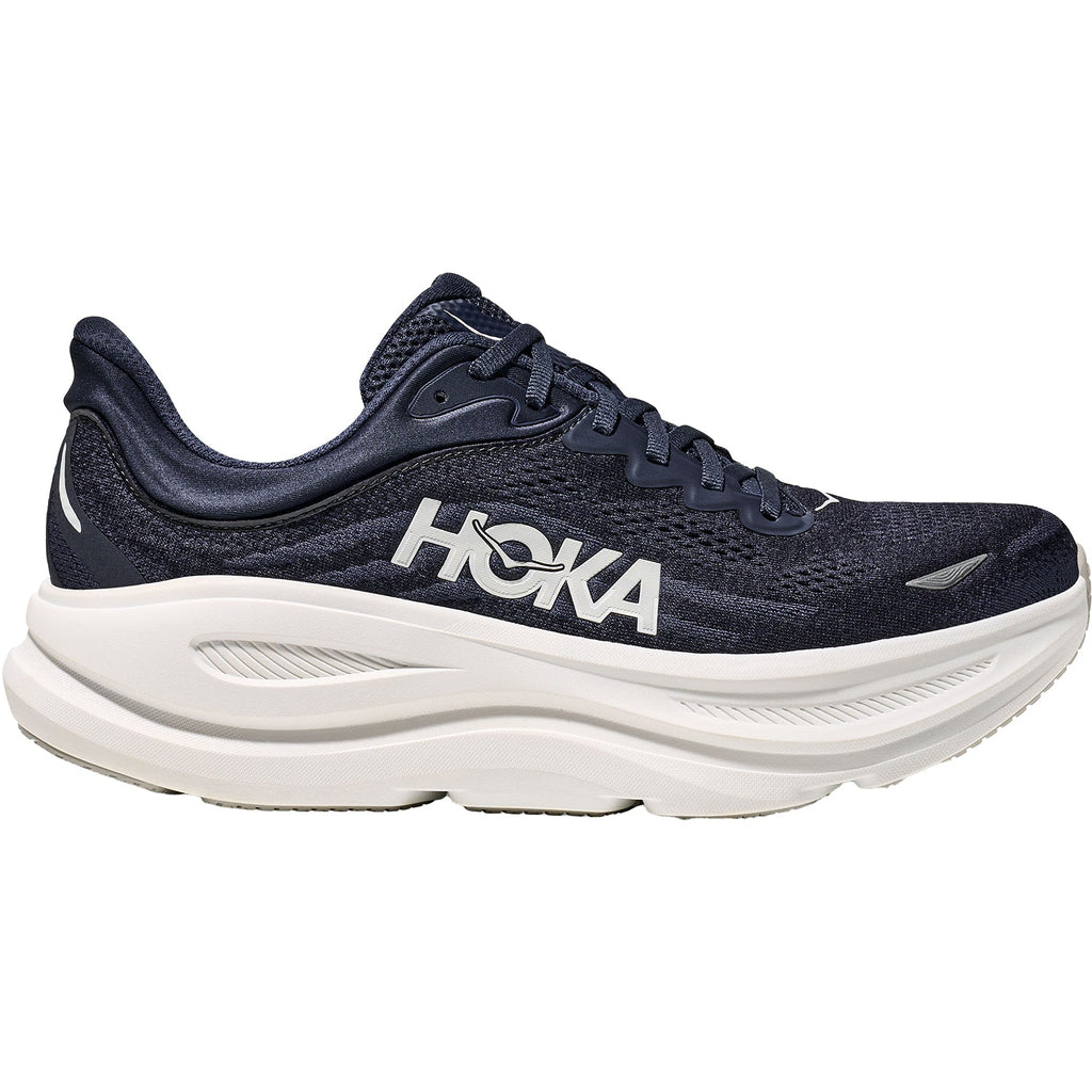 HOKA Bondi 9 Men Varsity Mesh Men's Athletic Shoes Varsity Navy / White