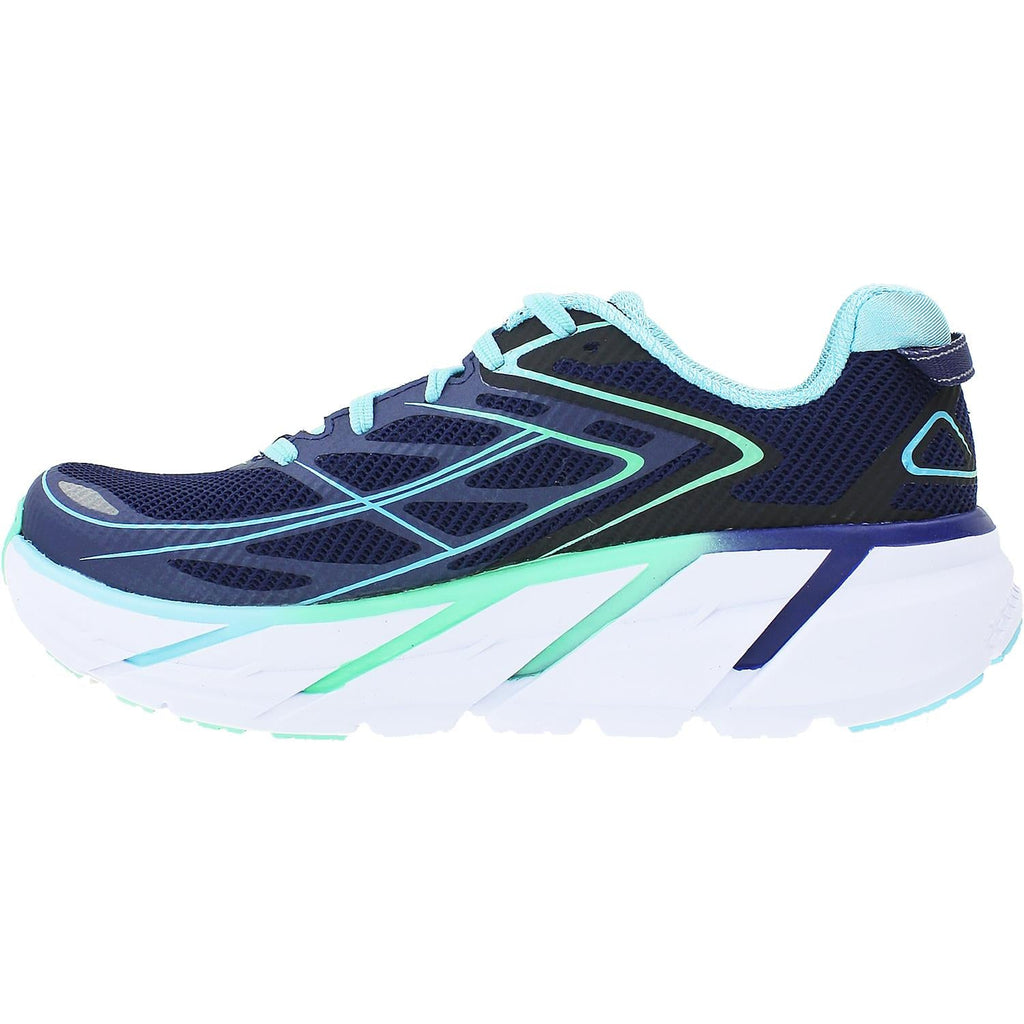 HOKA Clifton 3 Women's Neutral Support Shoes Medieval Blue/Spring Bud Mesh