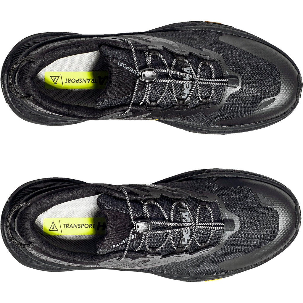 HOKA Transport Women's Shoes Black/Black Mesh