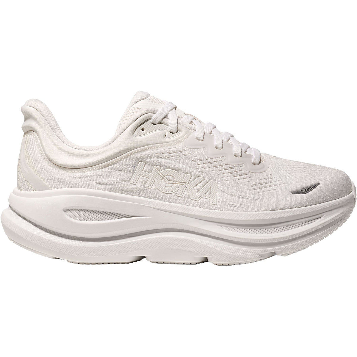 HOKA Bondi 9 White Women's Athletic Shoes White /White