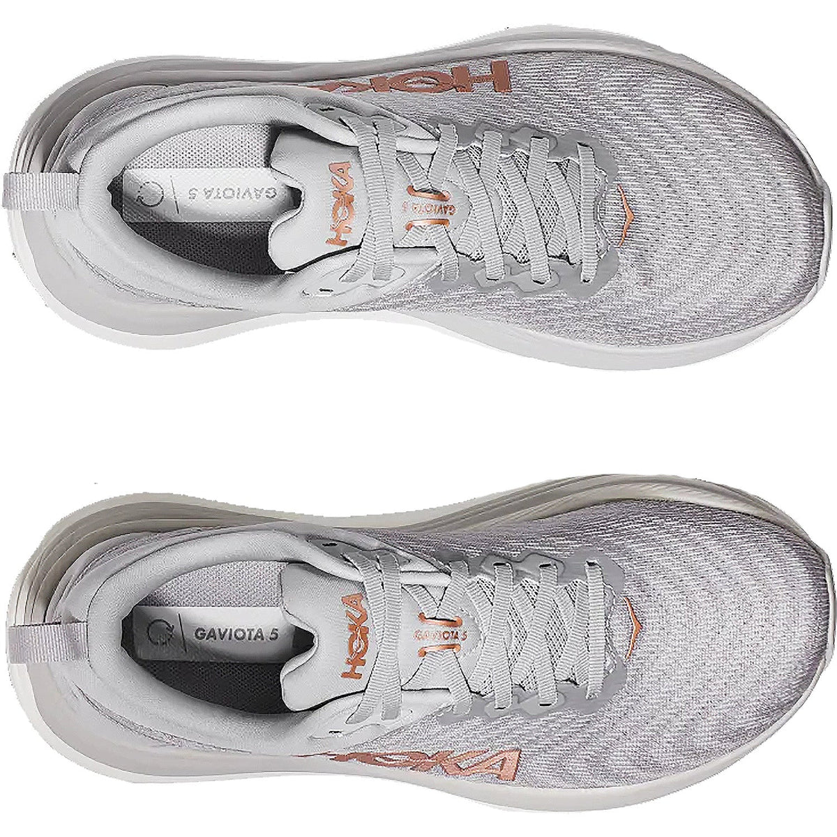 HOKA Gaviota 5 Women's Running Shoes Harbor Mist/Rose Gold Mesh