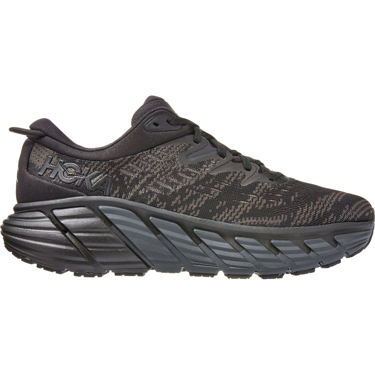HOKA Gaviota 4 Men's Road Running Shoes Black Mesh