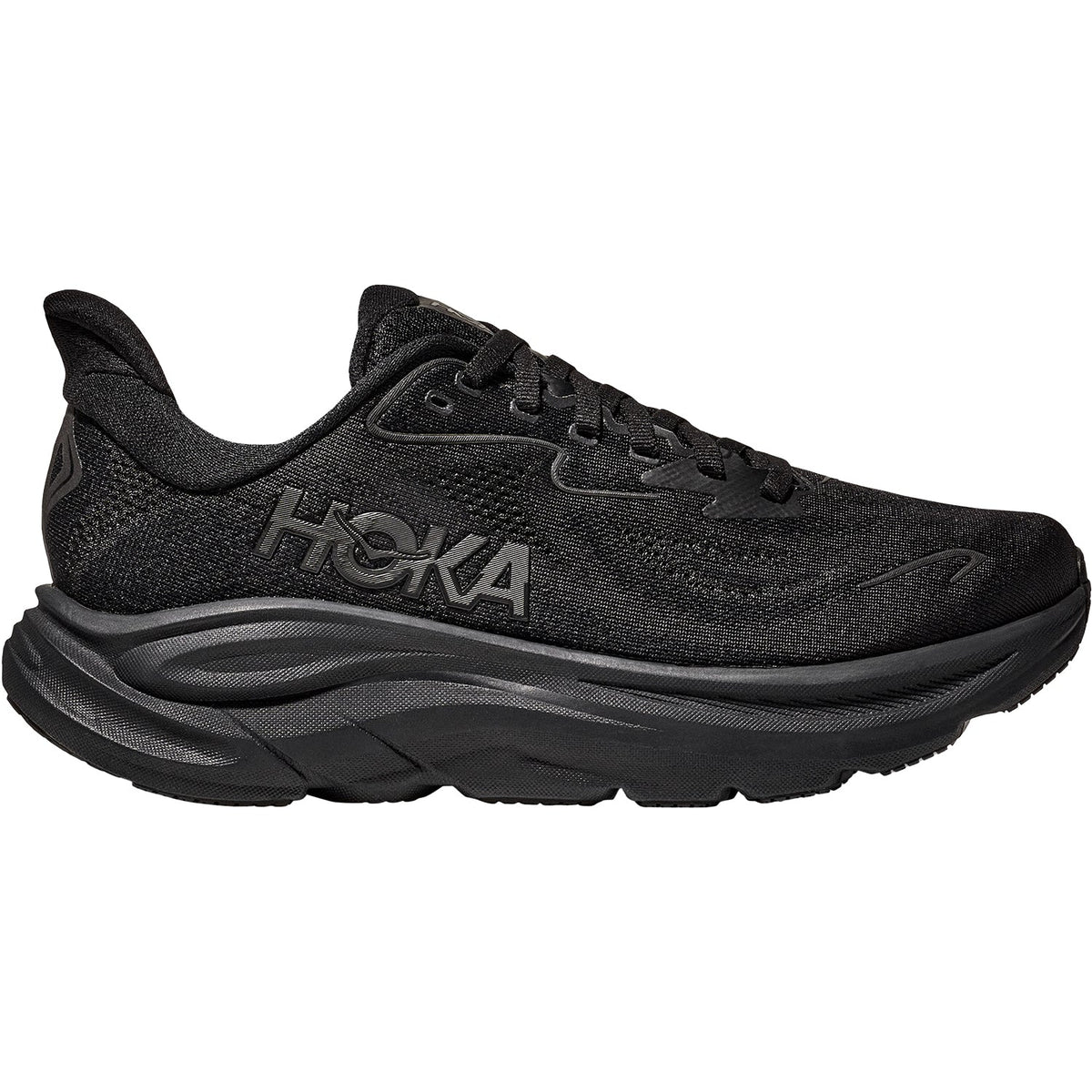 HOKA Clifton 10 Women's Athletic Shoes Black/Black