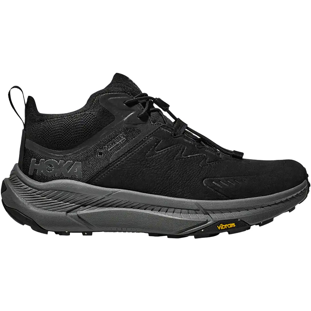 HOKA Transport Chukka GoreTex Men's Outdoor Chukkas Black/Black Nubuck Boots