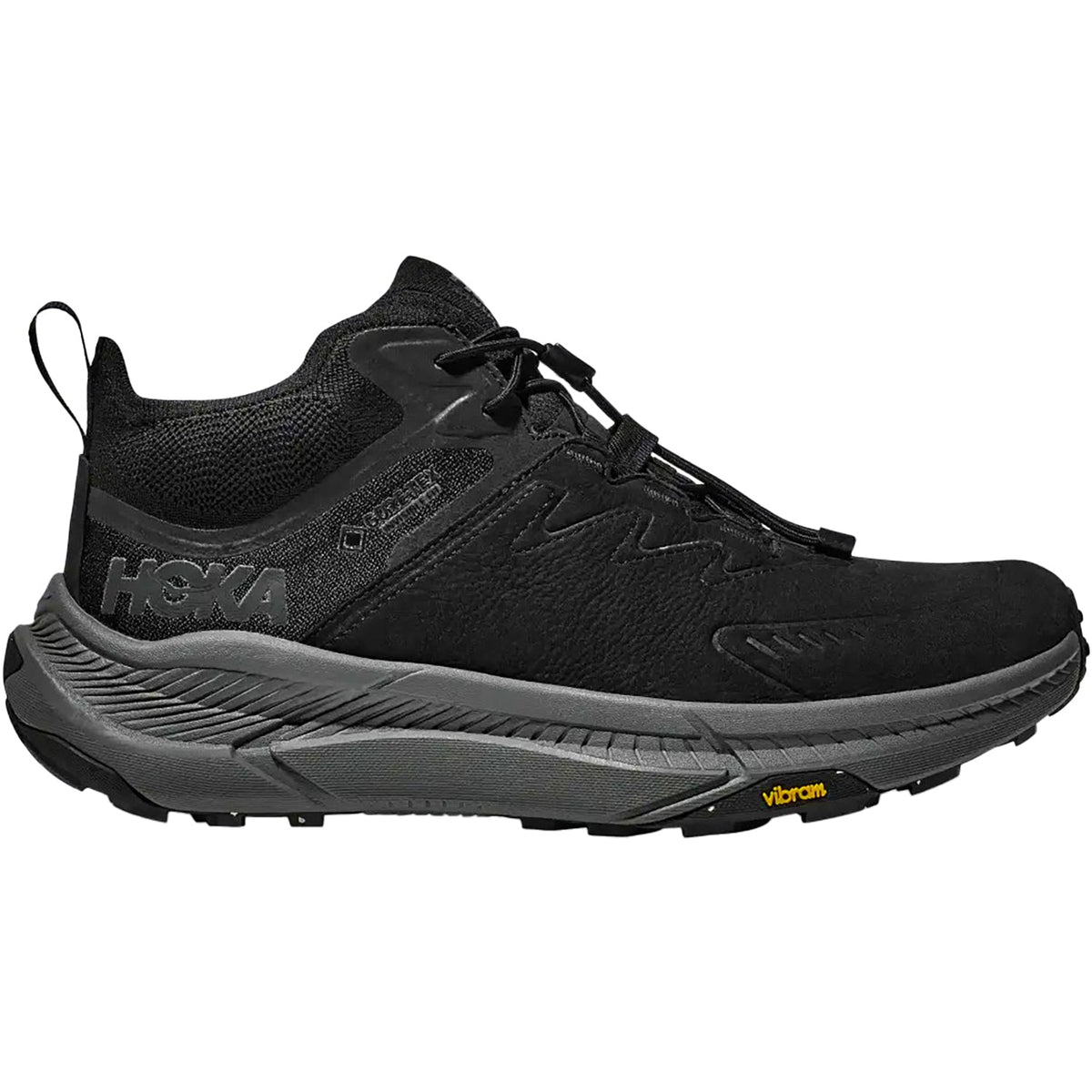 HOKA Transport Chukka GoreTex Men's Outdoor Chukkas Black/Black Nubuck Boots