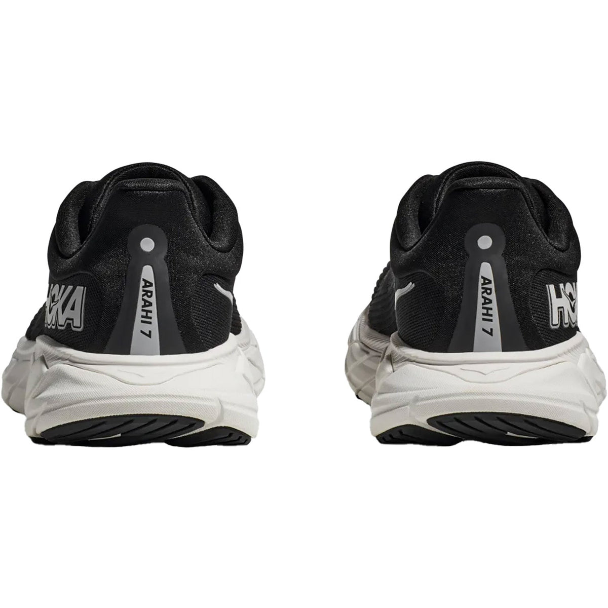HOKA Arahi 7 Women's Running Shoes Black/White Mesh