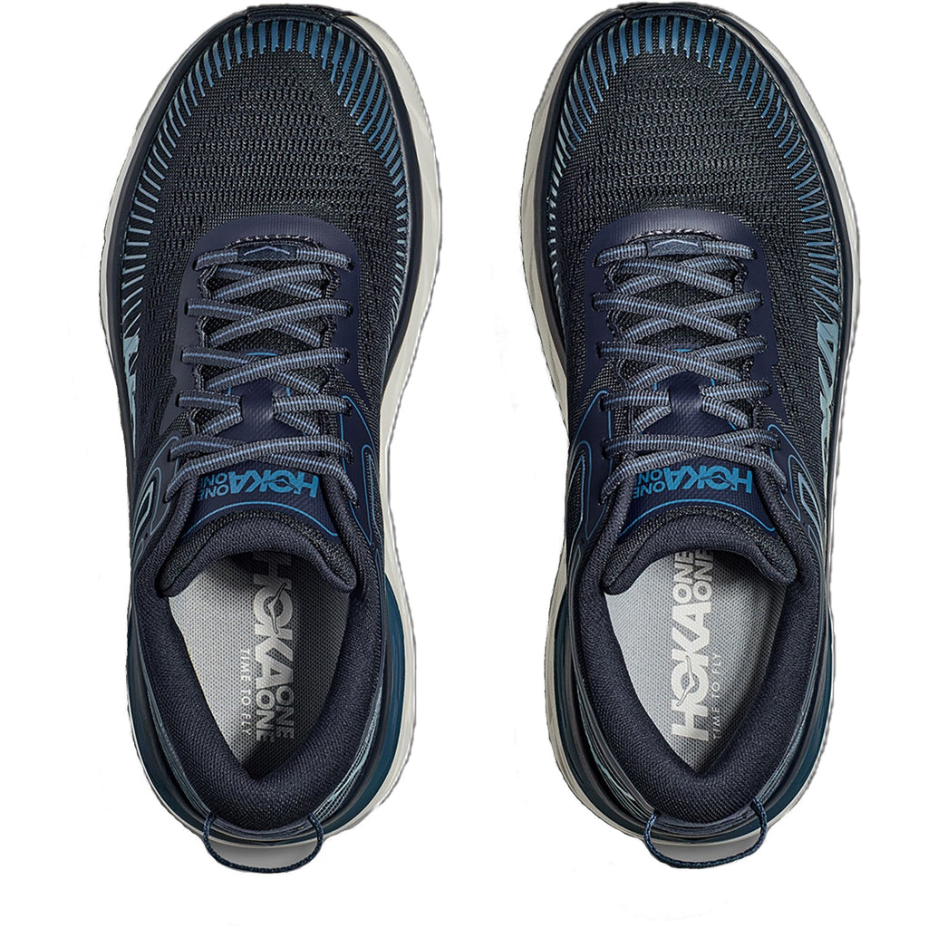 HOKA Bondi 7 Outerspace Mesh Men's Road Running Shoes OuterSpace/White Mesh