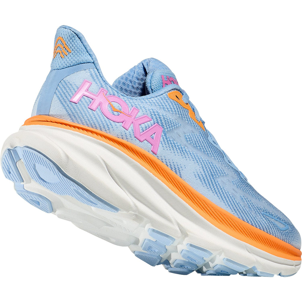 HOKA Clifton 9 Women's Road Running Shoes Airy Blue/Ice Water Mesh