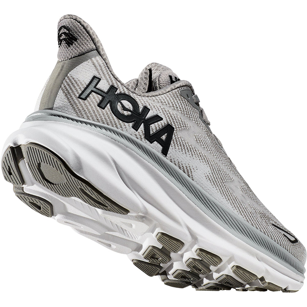 HOKA Clifton 9 Men's Running Shoes Harbor Mist/Black Mesh