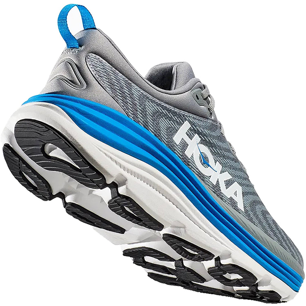 HOKA Gaviota 5 Men's Everyday Running Shoes Limestone/Diva Blue Mesh