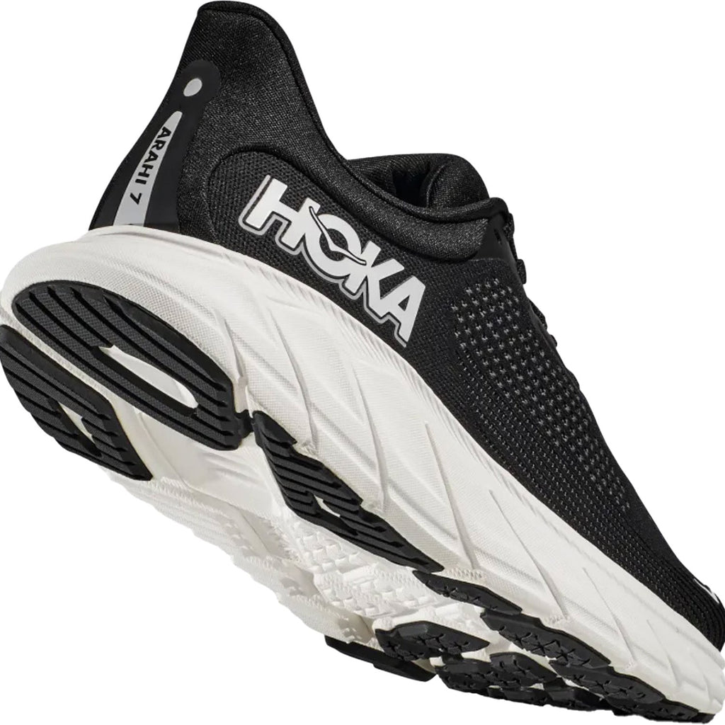 HOKA Arahi 7 Women's Running Shoes Black/White Mesh