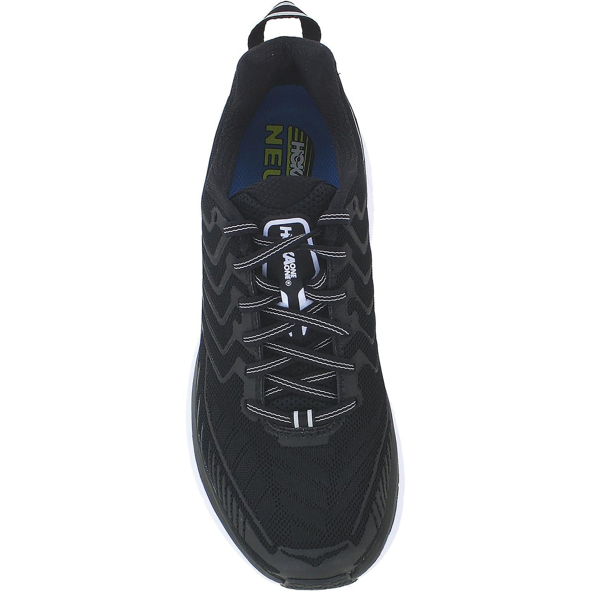 HOKA Clifton 4 Women's Running Shoes Black/White Mesh