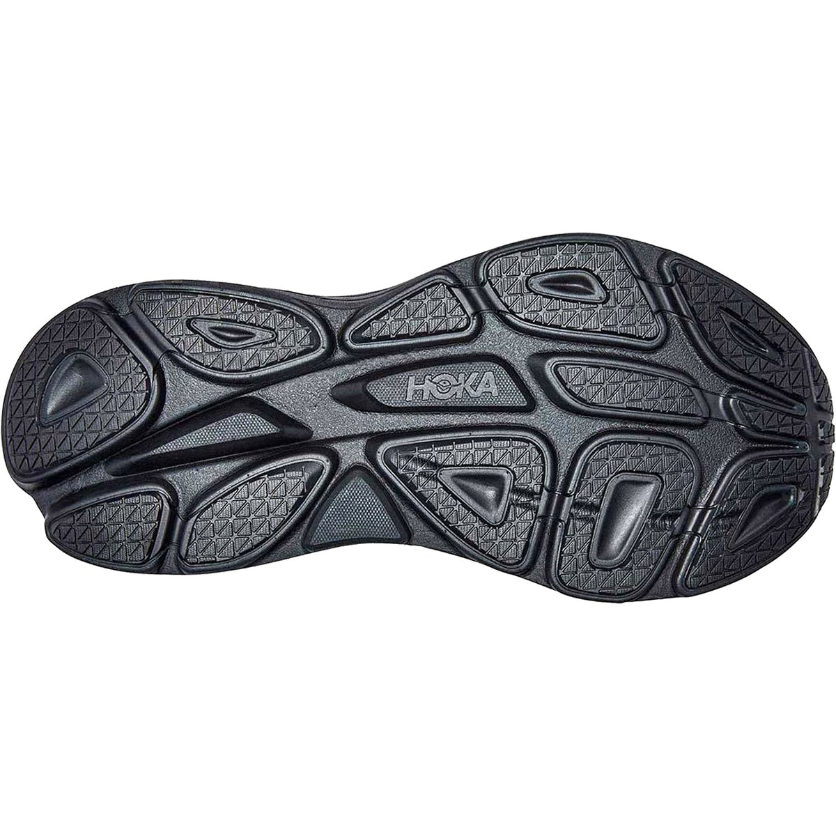 HOKA Bondi 8 Men's Running Shoes Black/Black Mesh