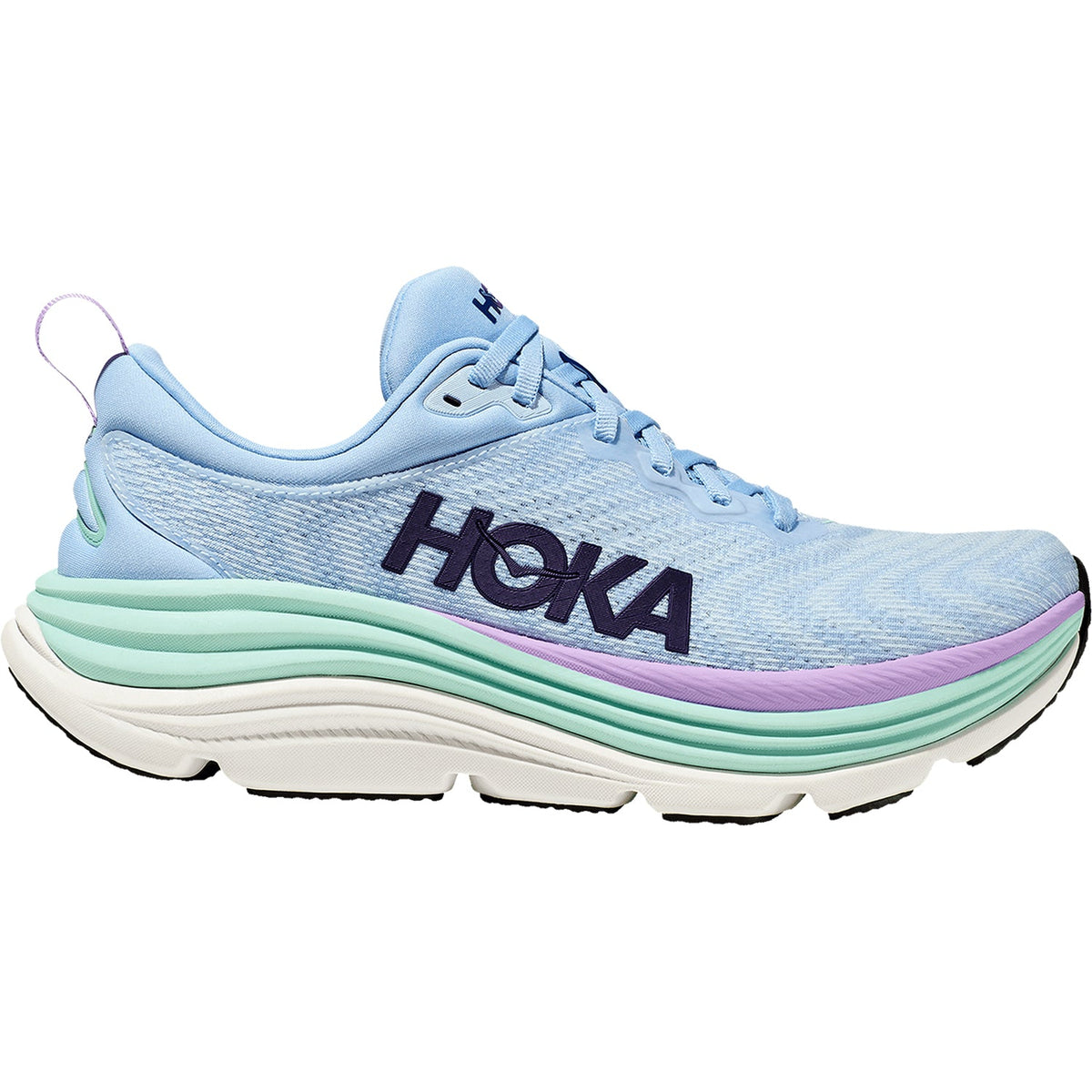HOKA Gaviota 5 Women's Running Shoes Airy Blue/Sunlit Ocean Mesh