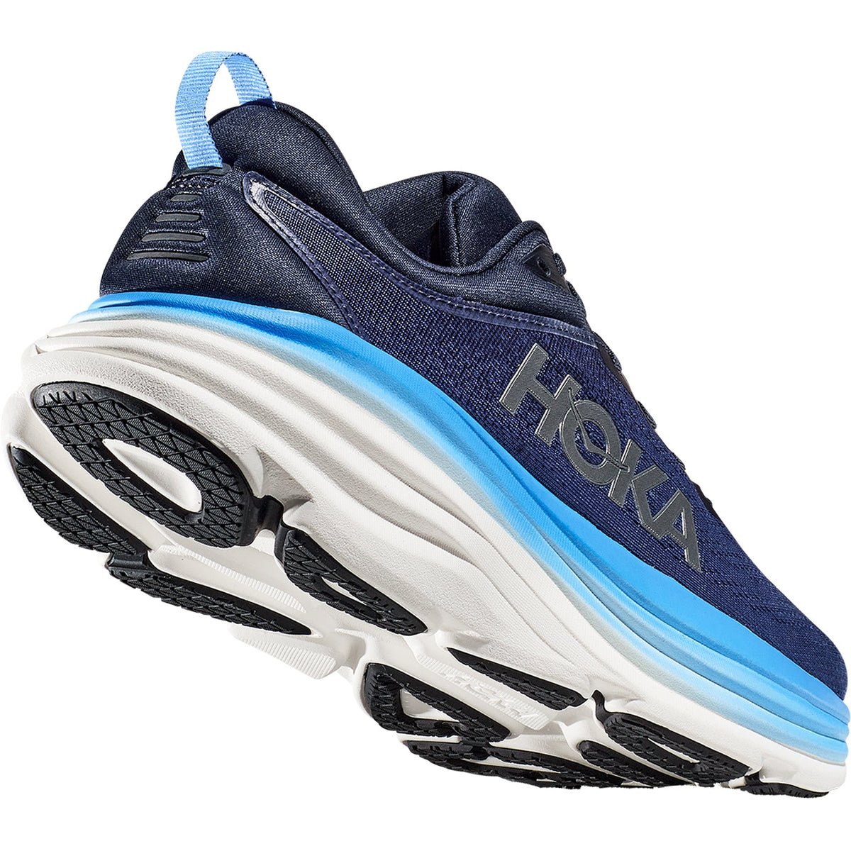 HOKA Bondi 8 Men's Running Shoes Outer Space/All Aboard Mesh