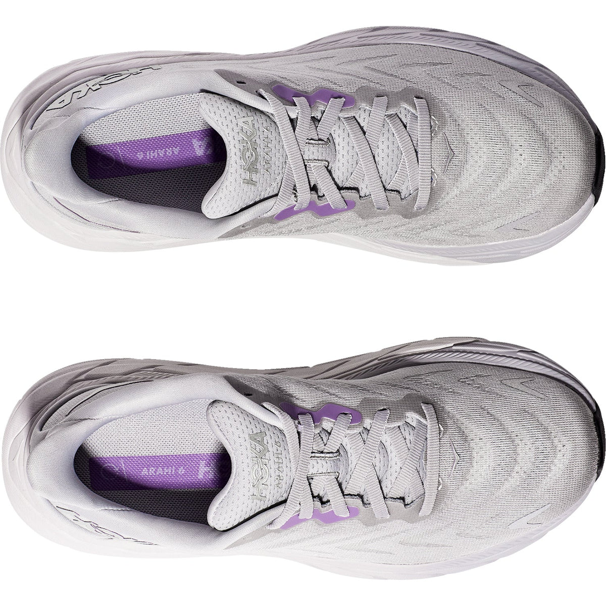 HOKA Arahi 6 Women's Running Shoes Harbor Mist/Silver Mesh